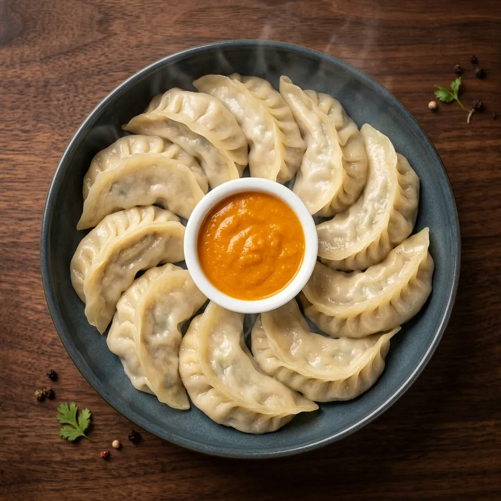 Chicken momos Nepalese dumplings at Himalayan Fusion London Ontario